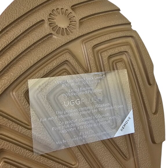 UGG Mini Velvet Classic Bootie, Ugg Plush, Pink, Kids/Womens, 6 Youth 8 Womens - Picture 11 of 11